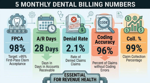 5 Monthly Dental Billing Numbers