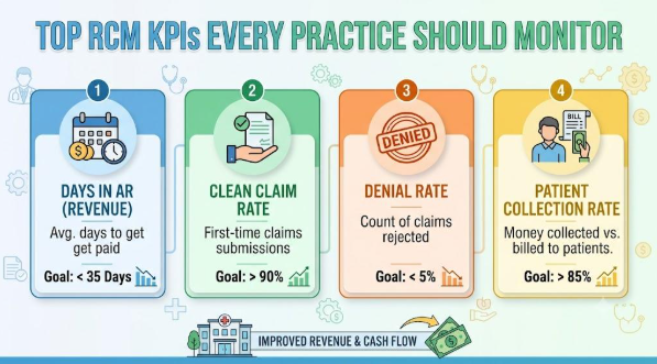 Top RCM KPIs Every Practice Should Monitor